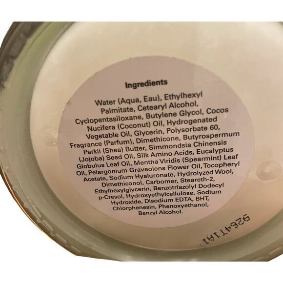 Bath & Body Works Eucalyptus Spearmint Body Cream NEW Original Formula Glass Jar - Picture 6 of 6